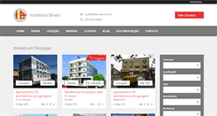 Desktop Screenshot of binato.com.br
