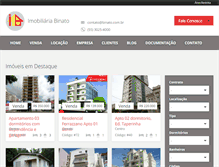 Tablet Screenshot of binato.com.br